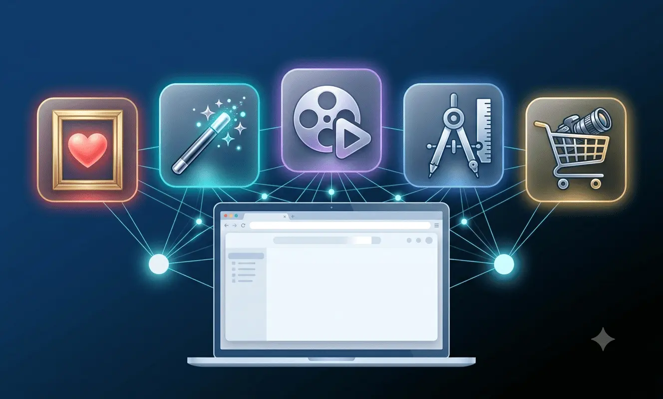 أفضل 5 أدوات مجانية لدمج الصور بالذكاء الاصطناعي - Image Combiner AI، Fotor، Media.io، Recraft، VisualGPT